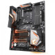 Gigabyte X470 AORUS GAMING 5 WIFI motherboard showcasing its ports and design for high-performance gaming