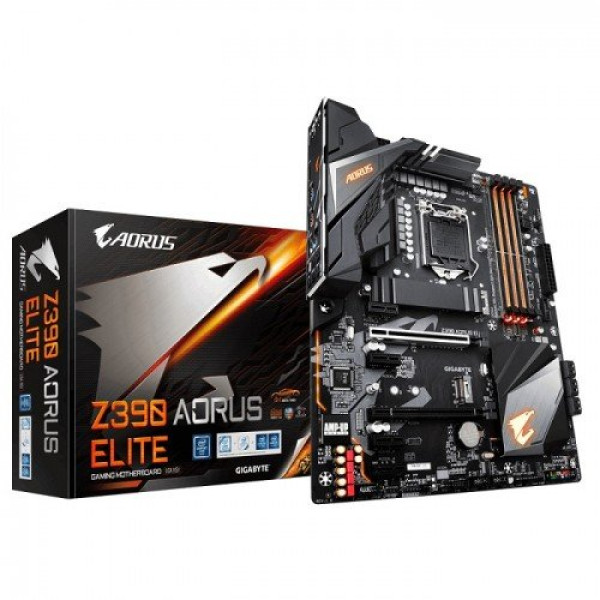 Gigabyte Z390 Aorus Elite 9th Gen Motherboard showcasing features and design for optimal gaming performance