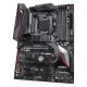 Close-up view of Gigabyte Z390 GAMING X ATX motherboard showcasing features for high-performance gaming