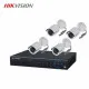 HIKVISION 4 unit 720P night vision security cc camera Package