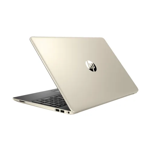 HP 15s-du0090TU laptop showcasing its sleek design and Intel Core i5 processor for optimal performance.