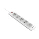 Huntkey SZN507 four socket power strip with USB ports and child protection features, perfect for home and office use.
