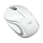 Logitech M187 White Wireless Mouse 
