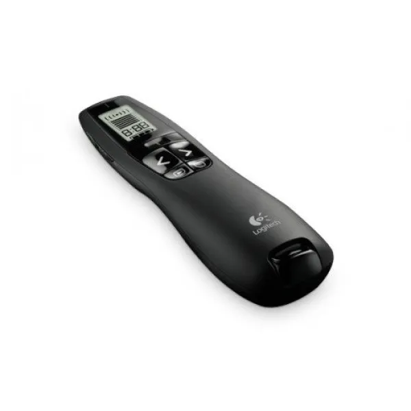 Logitech R800 Wireless Presenter showcasing its features during a professional presentation in Jashore, Bangladesh.