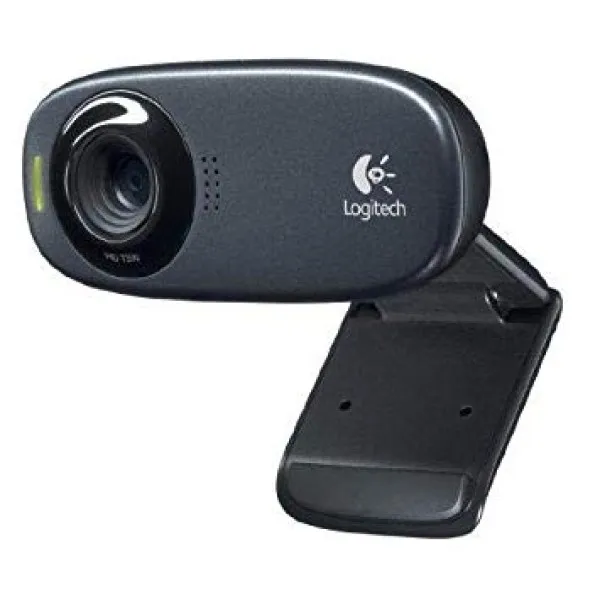 Logitech Webcam C310 high-definition webcam suitable for video conferencing and streaming with clear image quality.