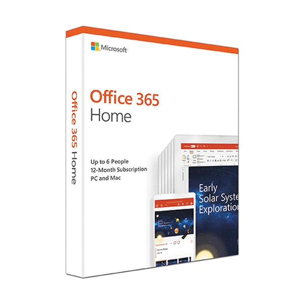 Microsoft Office 365 Home English APAC EM Subscr 6 User 1 Year Subscription Medialess P4 2026 jessore bd