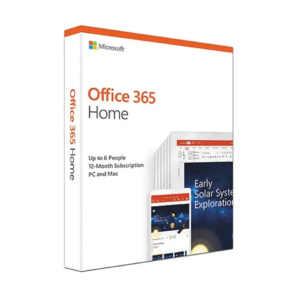 Microsoft Office 365 Home English APAC EM Subscr 6 User 1 Year Subscription Medialess P4 2026 jessore bd