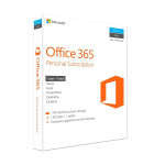 Microsoft Office 365 Personal 32-bit/x64 English Subscr 1YR APAC EM Medialess