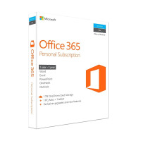 Microsoft Office 365 Personal 32-bit/x64 English Subscr 1YR APAC EM Medialess