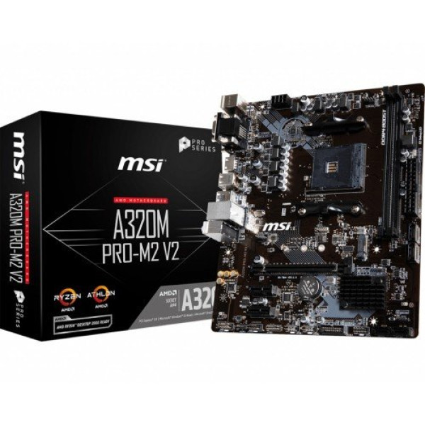 MSI A320M PRO M2 V2 AM4 AMD Motherboard 2026 jessore bd