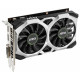 MSI GeForce GTX 1650 GAMING X4G Graphics Card showcasing its sleek design and advanced cooling features