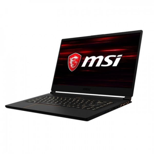MSI GS65 Stealth THIN 8SF laptop showcasing its sleek design and powerful gaming capabilities