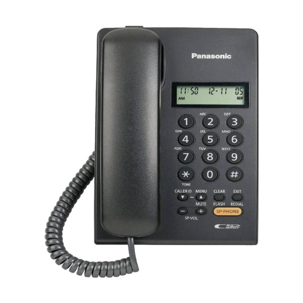Panasonic KX-TSC62SX Corded Black Phone Set