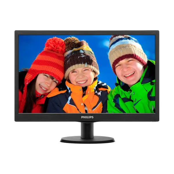 High-quality PHILIPS 19.5 Inch 206V6QSB6/94 AH-IPS LED monitor showcasing vibrant visuals and sleek design