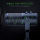 Razer Seiren Elite dynamic microphone showcased on a desk for professional audio recording