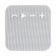 REMAX RB-M18 fabric portable white Bluetooth speaker with stylish design and great sound quality