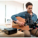 Rode Complete Studio Kit featuring AI1 Audio Interface, NT1 Microphone, SMR Shockmount, and cables for high-quality audio recording