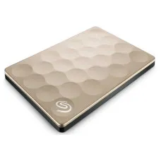 Seagate STEH1000301 Backup Plus Ultra Slim 1TB USB 3.0 Gold External HDD