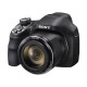 Sony H400 digital camera showcasing 63x optical zoom capabilities and sleek design