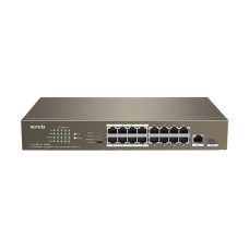 Tenda TEF1118P 18 16-Port 10 100Mbps  2 Gigabit  Web Smart PoE Switch