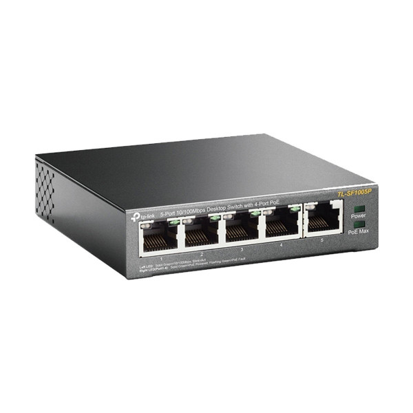 Tp Link TL SF1005P 5 Port 10 100Mbps Desktop Switch with 4 Port PoE 2026 jessore bd