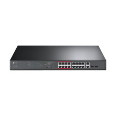 TP-Link TL-SL1218MP 16-Port 10 100Mbps  2-Port Gigabit Unmanaged PoE Switch
