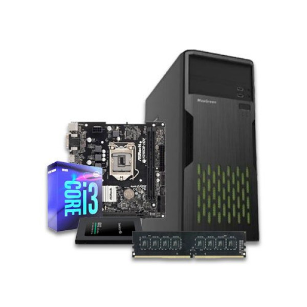 Unix PC featuring the 9th Generation Core i3 9100 processor, perfect for everyday computing tasks
