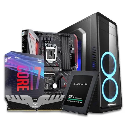 A powerful Unix PC featuring the 9th Gen Core i7-9700 processor, ideal for seamless multitasking and gaming.