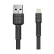 USB Male to Lightning, 1 Meter, Black Charging & Data Cable