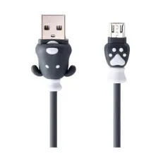 USB Male to Micro USB, 1 Meter, Black Charging & Data Cable