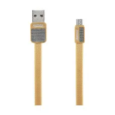 USB Male to Micro USB, 1 Meter, Gold Data Cable