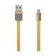 USB Male to Micro USB, 1 Meter, Gold Data Cable