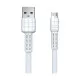 USB Male to Micro USB, 1 Meter, White Charging & Data Cable