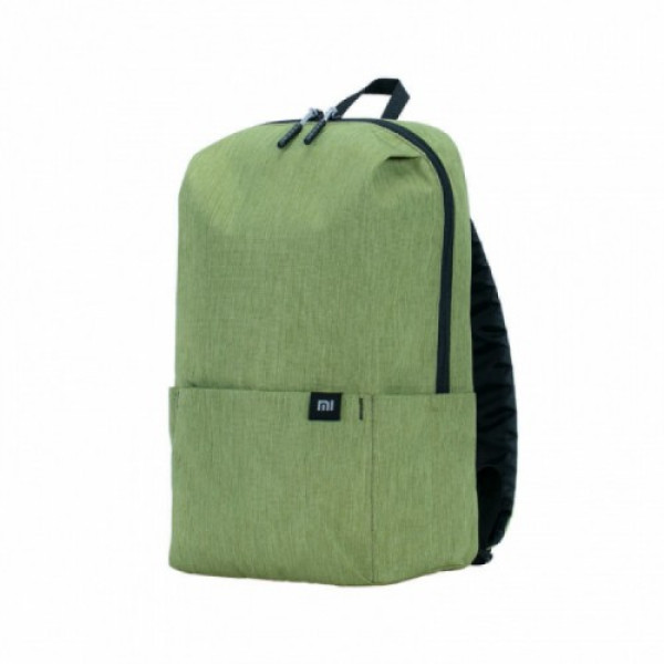 Xiaomi Mi Colorful Polyester Small Backpack displayed in various colors, perfect for daily activities and travel