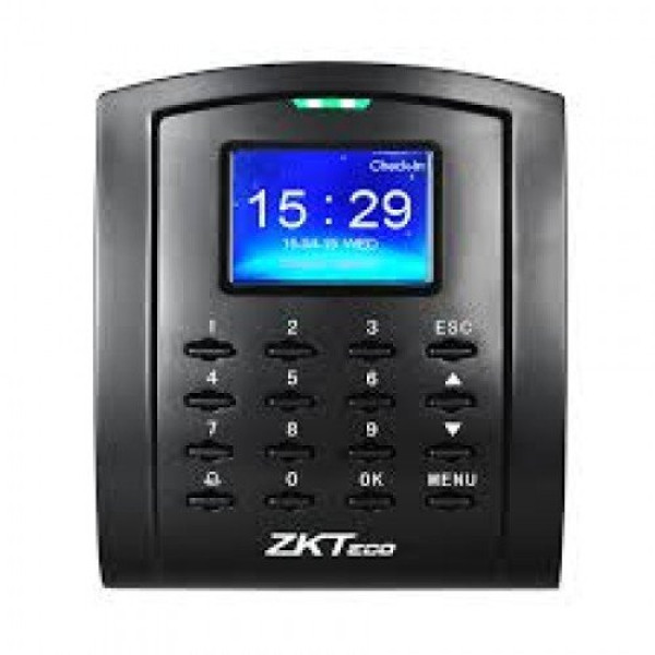 ZKTeco SC105 terminal featuring a color TFT display and graphical user interface, ideal for access control.