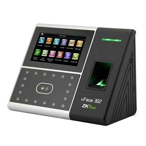 ZKTeco uFace302 Multi-Biometric T&A Access Control Terminal showcased in Unix Network shop, Jashore