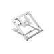 ZH004 Foldable Aluminum Frame 5 Angle Adjustable Laptop Stand